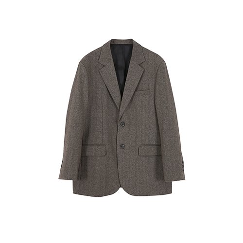 Herringbone wool check jacket